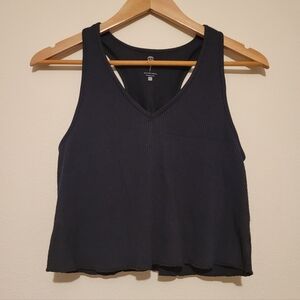 Electric & Rose Black Cami Sleeveless Crop Top Size L